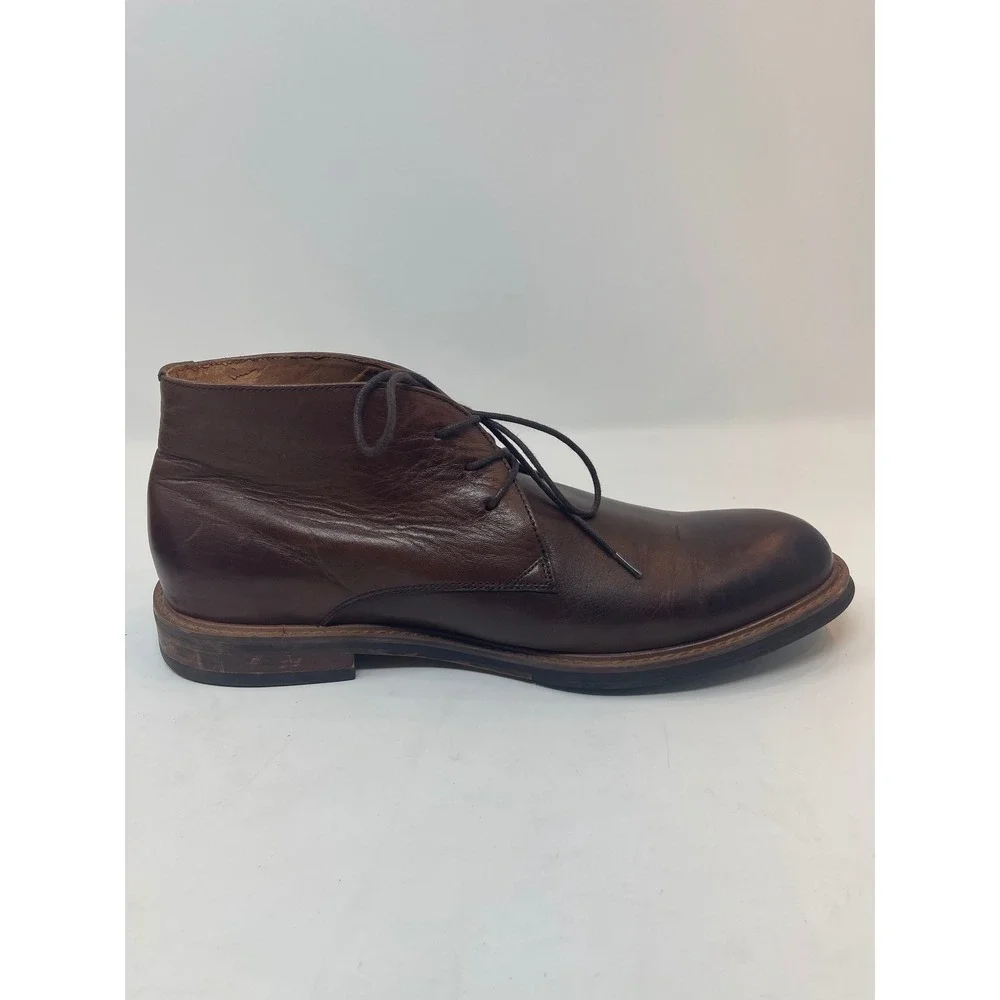 Aldo Chukka Boots Mens Brown Leather Good Lace Up‎ Desert Boots